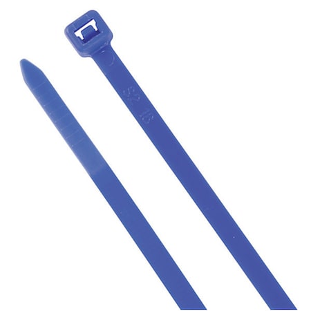 Cable Tie, 11 in L, Blue, Nylon 6/6, 50 lb Strength, 100 PK MPN:CT11-50100B