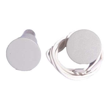 Door Position Switch, Metal, Anodized, Includes: Cylindrical Permanent Magnet, Magnetic Switch MPN:DPS-M-GY