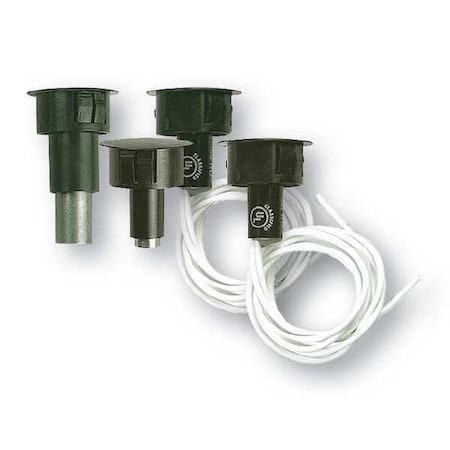 Door Position Switch, Metal, Anodized, Includes: Cylindrical Permanent Magnet, Magnetic Switch MPN:DPS-M-WH