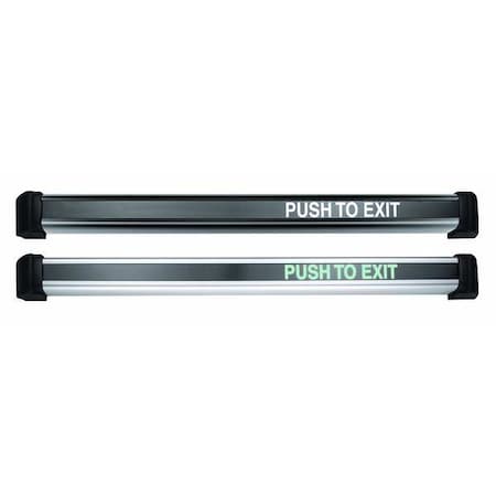 Push to Exit Bar, Black, Width 42 In. MPN:DSB-BK42