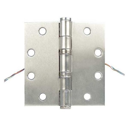 Electrified Hinge, Stainless Steel, Gray Enamel, Includes: 6 in Pigtail Cable MPN:EH-40