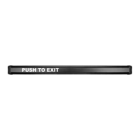 Push to Exit Bar, DPDT, SurfaceMounted, Blk MPN:EMB-BK
