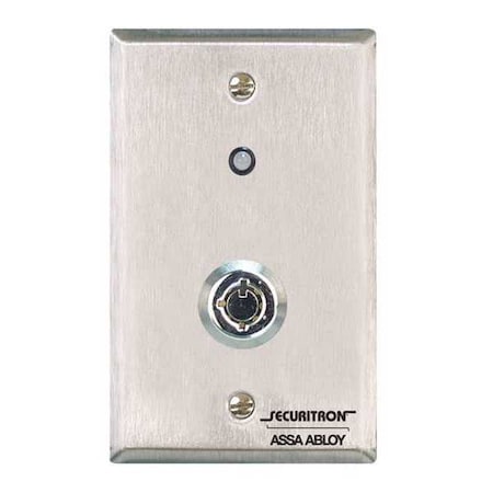 Key Switch, Stainless Steel, Satin Stainless MPN:KP1A