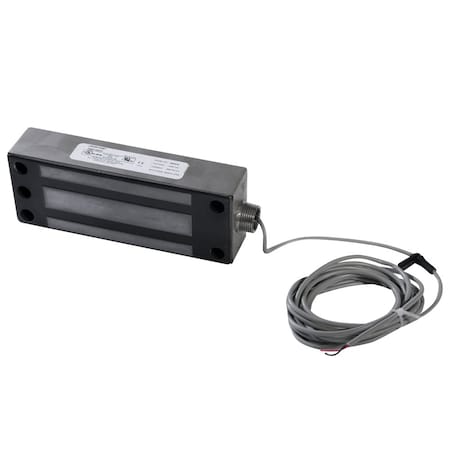 Maglock, Satin Stainless Steel, 12VDC/24VDC, Stainless Steel MPN:M62FGD