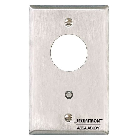 Mortise Keyswitch, Stainless Steel, Satin Stainless, Includes: Tamper-Resistant Screws MPN:MK