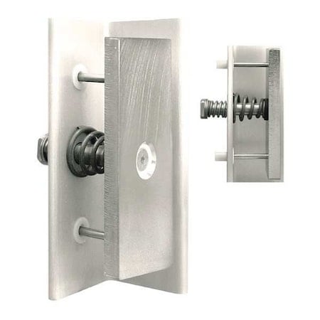 Shock Absorbing Strike, Steel, Satin Stainless MPN:SASM