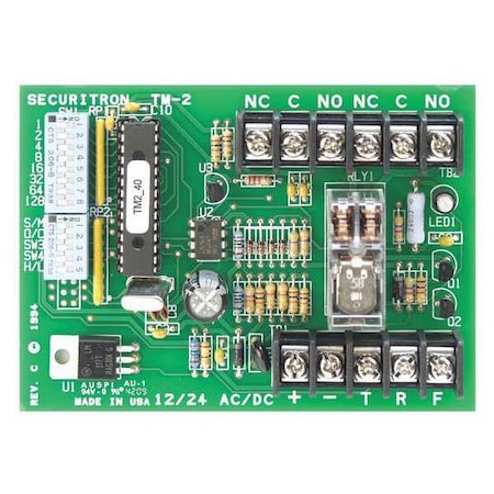 Exit Delay Timer, Plastic, Anodized, For Use With: Industrial Functions MPN:TM-2
