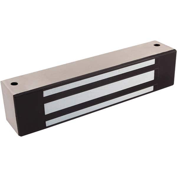 Electromagnetic Locks; Average Magnetic Pull: 600.0lb ; Overall Length: 8in ; Timer: No ; Finish: Stainless Steel ; Led Included: No ; UNSPSC Code: 46171520 MPN:M32