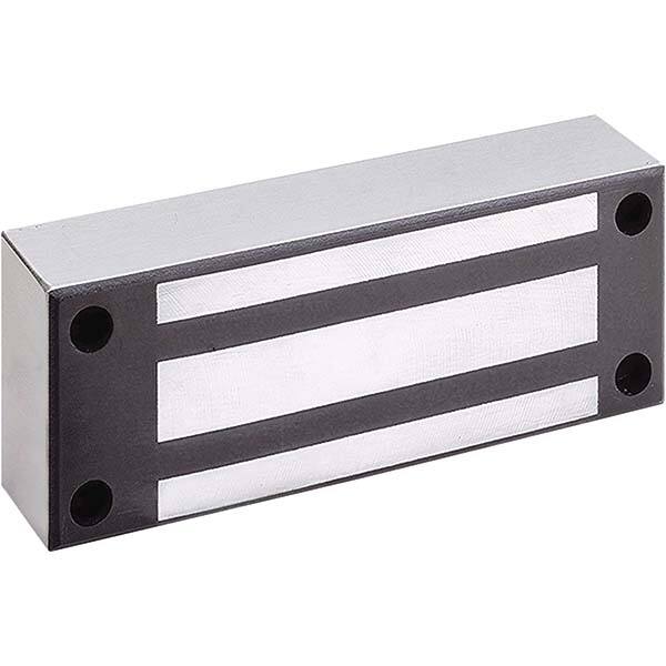 Electromagnetic Locks; Average Magnetic Pull: 1200.0lb ; Overall Length: 8in ; Overall Depth: 3in ; Timer: No ; Finish: Stainless Steel ; Led Included: No MPN:M62G