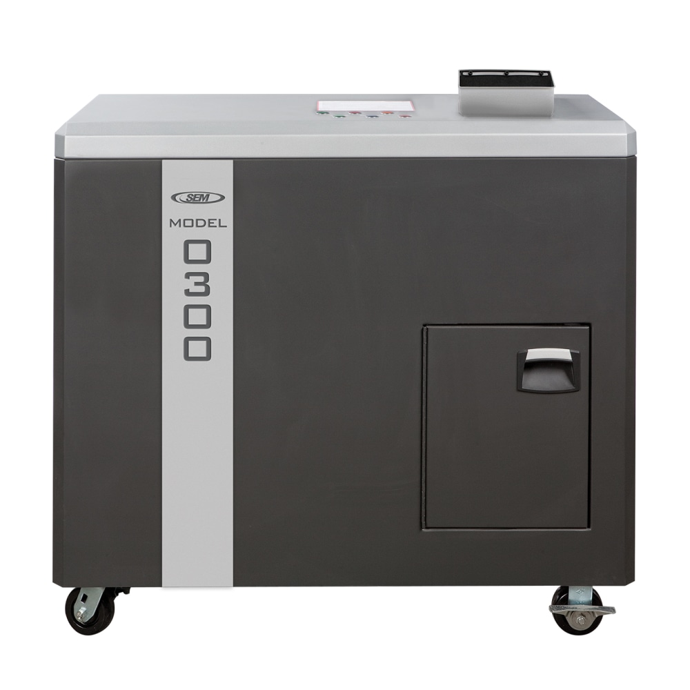 SEM 0300 Strip-Cut Hard Drive Shredder, HD-0300-150OD MPN:HD-0300-150