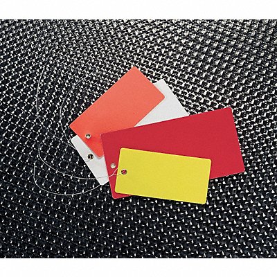Blank Shipping Tag Vinyl Colored PK25 MPN:TUF-G02OW