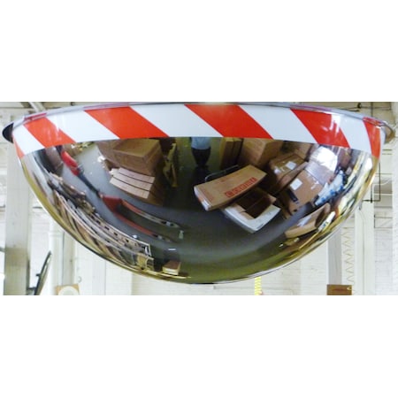 Mirror, Full Dome, Hi Vis, Acrylic, 18