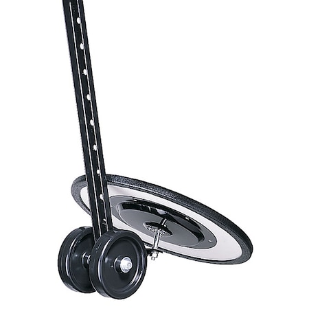 Inspection Mirror, Wheeled, 18in dia, Round MPN:SUC-18C