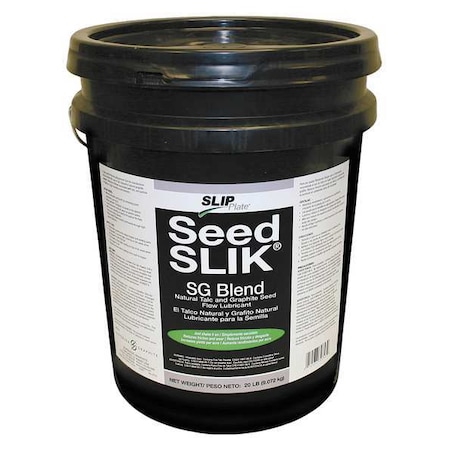 Dry Film Lubricant, 320 oz., Pail, Talc/Graphite, Gray MPN:SLIKBLEND-20#