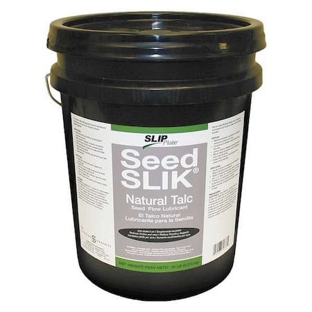 Dry Film Lubricant, 320 oz., Pail, Talc, White MPN:SLIKTALC-20#