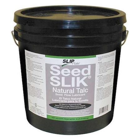 Dry Film Lubricant, 128 oz., Pail, Talc, White MPN:SLIKTALC-8#