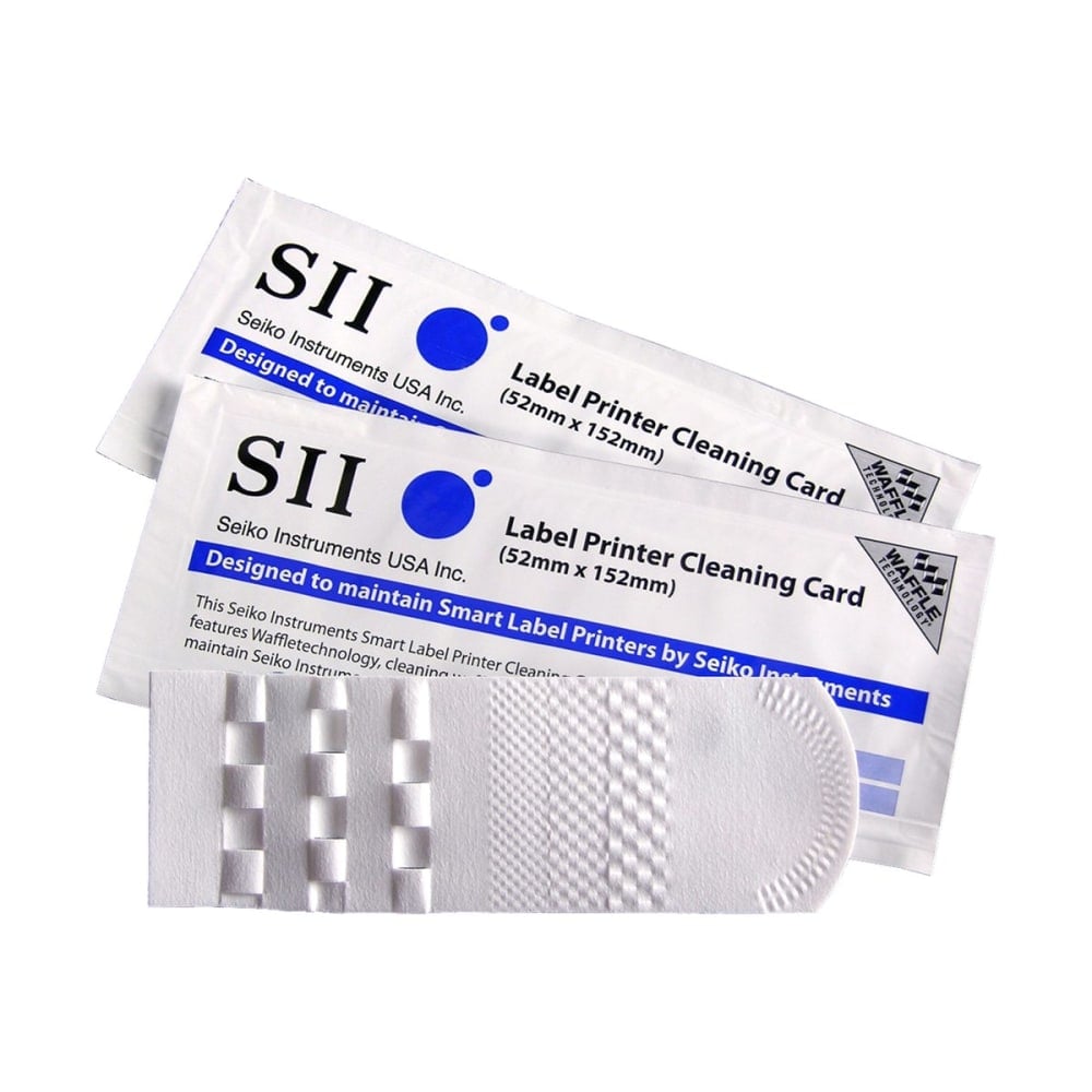 Seiko Instruments SLP-CLNCRD - Printer cleaning card (Min Order Qty 17) MPN:SLP-CLNCRD