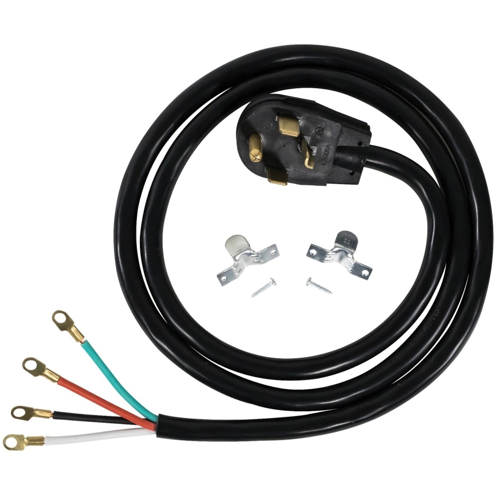 Certified Appliance Accessories 4-Wire Eyelet 30-Amp Dryer Cord - For Dryer - 250 V AC / 30 A - 6 ft Cord Length - 4-wire / Right-angle Plug MPN:90-2024