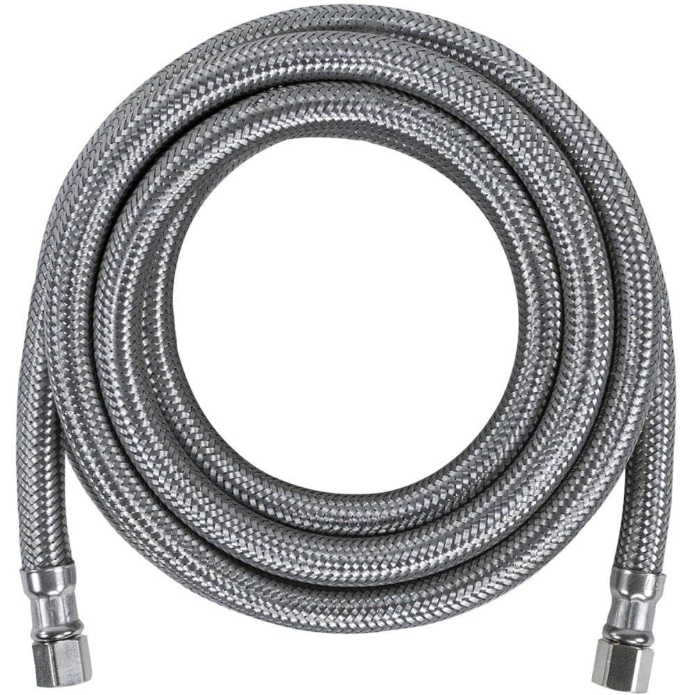 Certified Appliance Accessories Braided Stainless Steel Ice Maker Connector, 10', Silver MPN:IM120SS