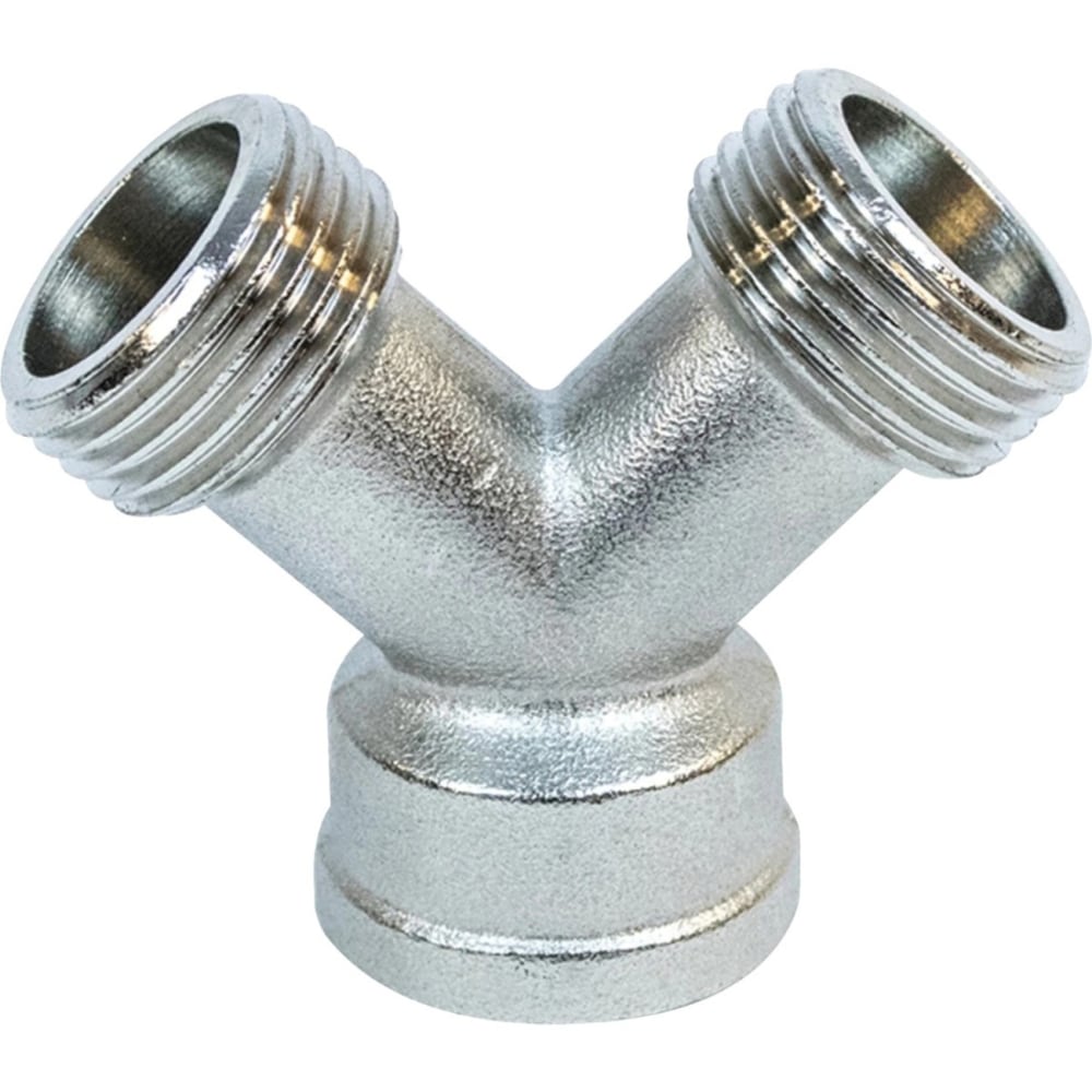 Certified Appliance Accessories Wye Fitting - 3in - Silver, Nickel - Nickel Plated Brass MPN:YFBFMM