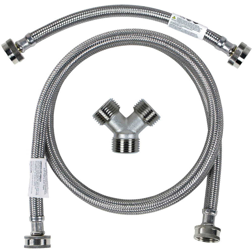 Certified Appliance Accessories Braided Stainless Steel Steam Dryer Installation Kit, Silver, STMKIT4 MPN:STMKIT4