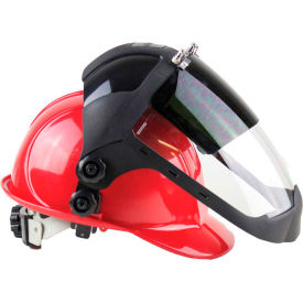 Sellstrom® S32252 DP4 Series Hard Hat Faceshield W/ Chin Guard Shade 5 IR AF Flip-Up Window S32252