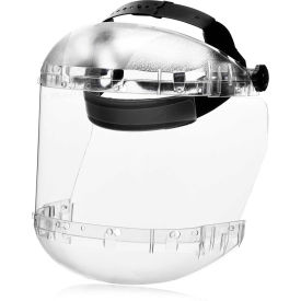Sellstrom® S38410 380 Series Max Light Ratcheting Faceshield Dual Crown Clear Polycarbonate S38410