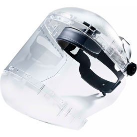 Sellstrom® S38440 380 Series Max Light Ratcheting Faceshield Dual Crown Clear Anti-Fog S38440
