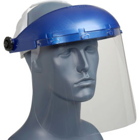 Sellstrom® S39010 Single Crown Face Shield Chemical/Scratch Resistant Pin-Lock Headgear S39010