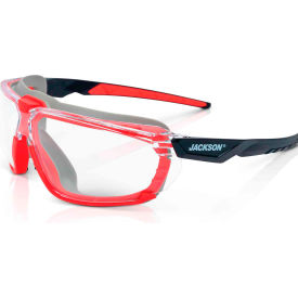 Jackson Safety® G Series HyperGuard Safety Glasses Clear Anti-Fog Lens Clear Frame 45200
