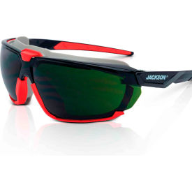 Jackson Safety® G Series HyperGuard Safety Glasses Smoke Anti-Fog Lens Black Frame 45202