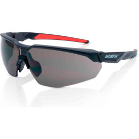 Jackson Safety® H Series HyperGuard Safety Glasses Smoke Anti-Fog Lens Black Frame 45005 - Pkg Qty 12