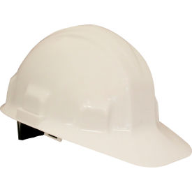 Jackson Safety® Sentry III Type 1 Hard Hat 6-Pt. Ratchet Suspension Front Brim White 14409