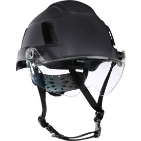 Jackson Safety® XS2-550 Type 2+ Safety Helmet w/ Flip-Up Visor 6-Pt. Ratchet Suspension Black 22154