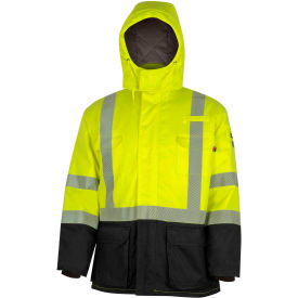 Oberon™ Safety Parka FR/Arc-Rated ANSI Type R Class 3 S Hi-Vis Safety Yellow ZFC309-S