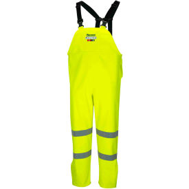 Oberon™ Waterproof Safety Bib Pants FR/Arc-Rated L Hi-Vis Safety Yellow ZFJ306-L