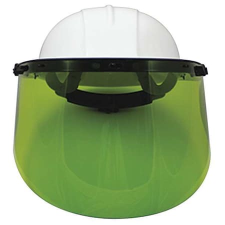 Faceshield Assembly, Green Visor, Polycarbonate, Anti-Fog Lens MPN:S31223