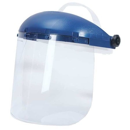Pin Lock Face Shield Assembly, Clear Visor, 8