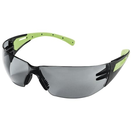 Advantage Plus, Safety Glasses, Anti-Scratch, Smoke Lens, Black Frame, Frameless MPN:S71101