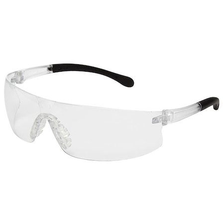 XM330, Safety Glasses, Anti-Scratch, Clear Lens, Clear Frame, Frameless MPN:S73601