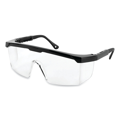 Sebring Black/Clear Safety Glasses MPN:S73801