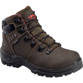 Avenger A7402 Foundation Mid Men's Work Boots Carbon Nano-Fiber Toe Size 16W Brown A7402-16W