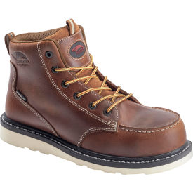 Avenger Wedge Men's Work Boots Carbon Nano-Fiber Toe Size 13W Tobacco A7507-13W