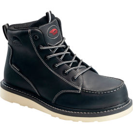 Avenger Wedge Men's Work Boots Carbon Nano-Fiber Toe Size 9W Black A7508-9W