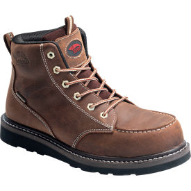 Avenger Wedge Men's Work Boots Carbon Nano-Fiber Toe Size 13M Brown A7509-13M