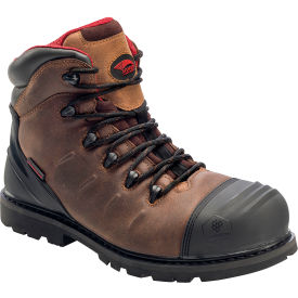 Avenger Hammer Men's Work Boots Carbon Nano-Fiber Toe Size 12-6E Brown A7546-12-6E