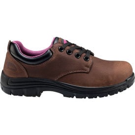 Avenger Foreman Oxford Women's Work Shoes Composite Toe Size 6M Brown A7164-6M