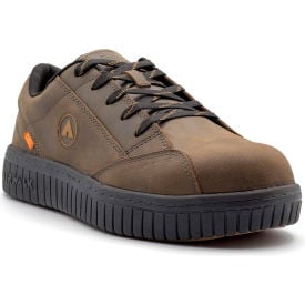 Airwalk Camino MET Men's Safety Shoes Composite Toe Size 14D Dark Coffee Black AW5000-14D
