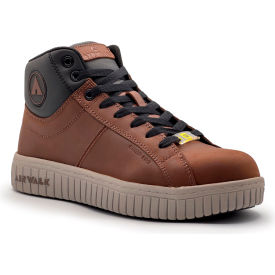 Airwalk Deuce Mid Men's Work Shoes Composite Toe Size 7.5M Brown/Tan AW6203-7.5M