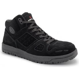 Airwalk AW6350 Mongo Mid Men's Athletic Work Shoes Composite Toe Size 13M Black AW6350-13M